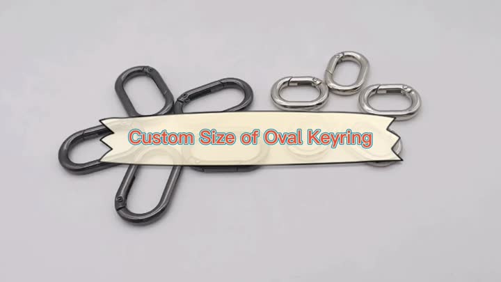 Oval Keyring