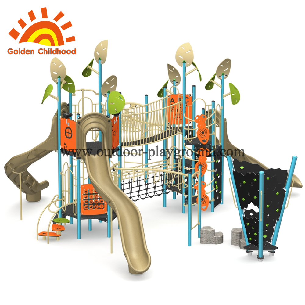 Climbing rope course kids Outdoor playground