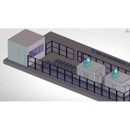 Roll groove dressing machining center production line
