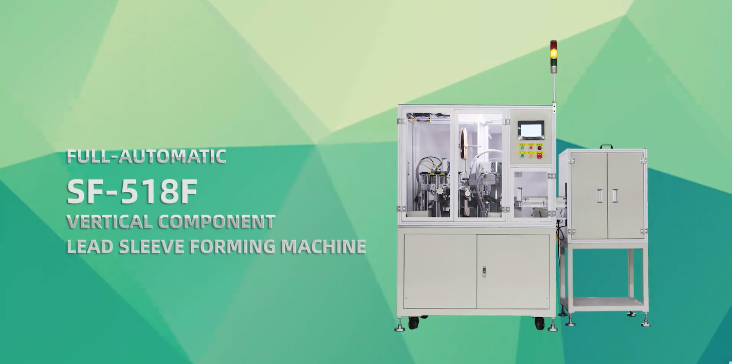 SF-518F Vertical Component Lead Sleeve Machine