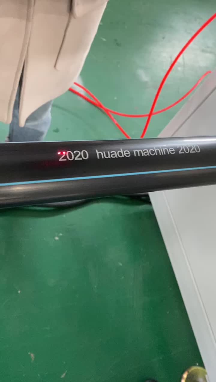 impressão a laser para tubo HDPE 