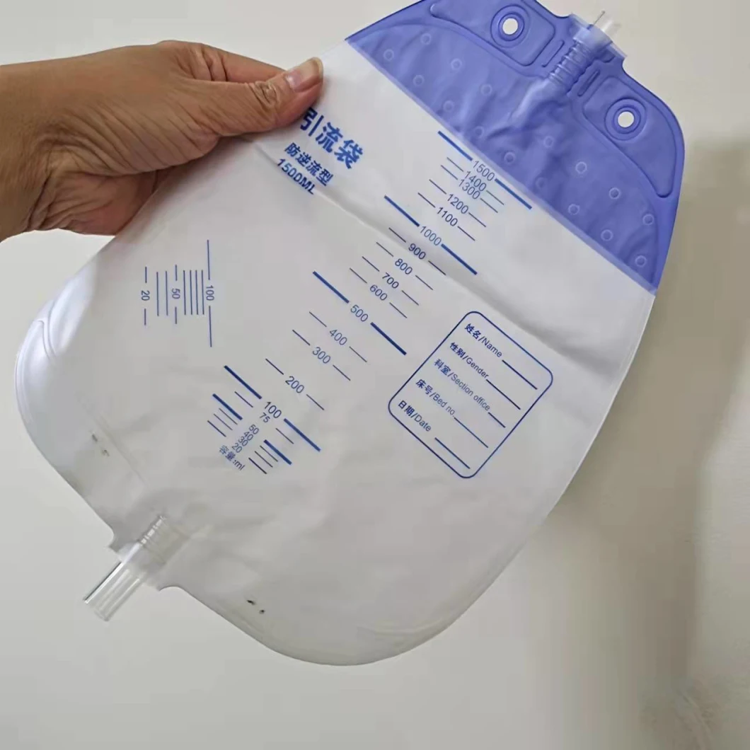 Beg Urin Filem PVC Ultra Lembut, untuk Hospital