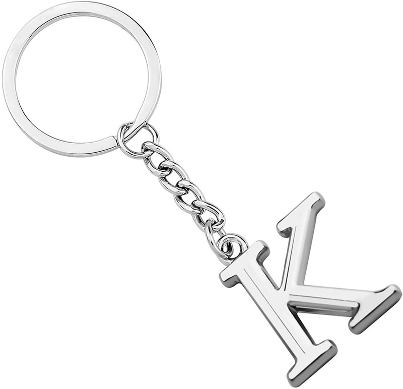 custom letter keychain