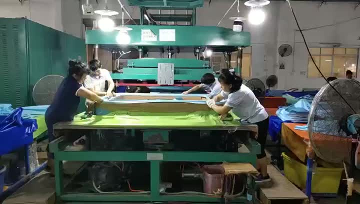 Transparan Rectangle PVC Kolam Renang Tiup Besar_Video