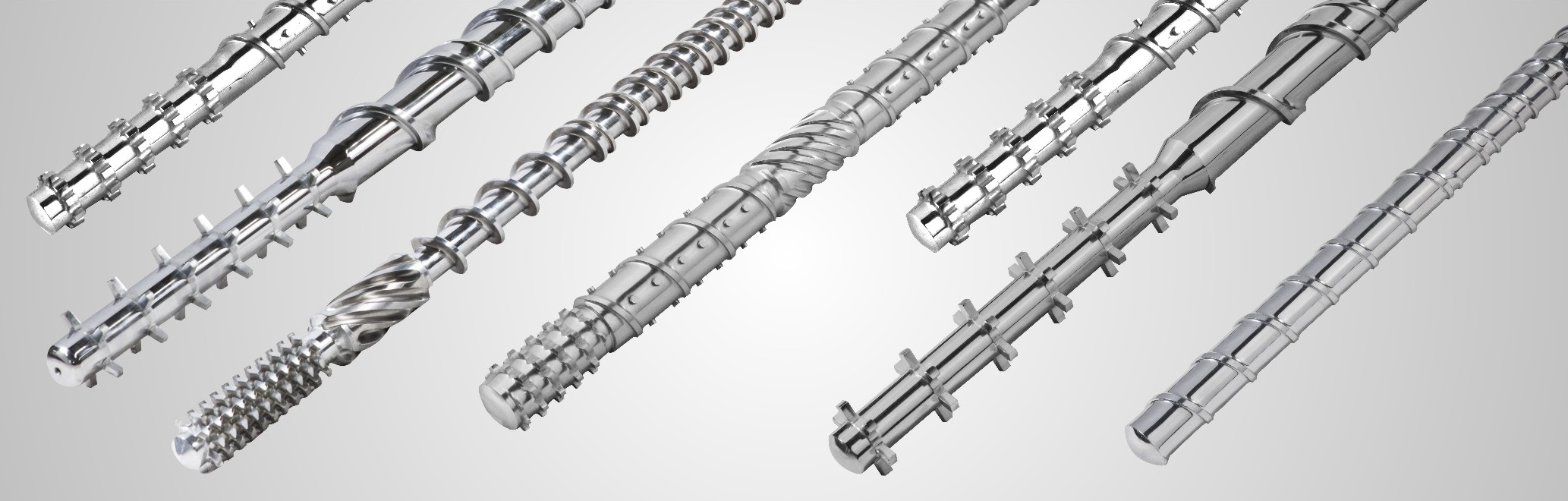 Tambor de rosca simples de 180 mm para máquina de reciclagem de PE 180mm single screw barrel for PE recycling machine