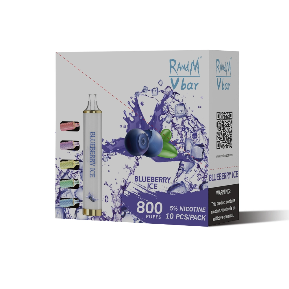 Vape descartável mais quente dos EUA Randm Vbar 800 Puffs RM E Cigarro