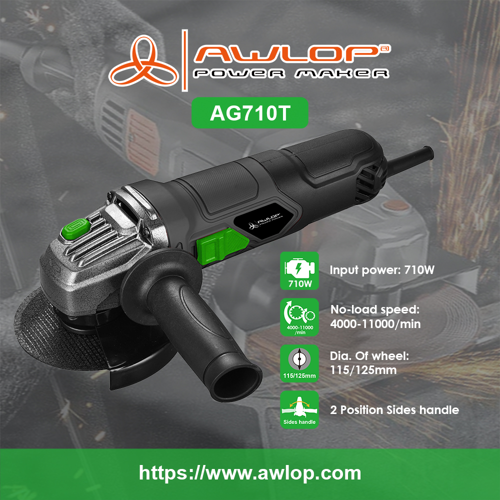 AG710T AWlop 115/125 mm Grinder d&#39;angle