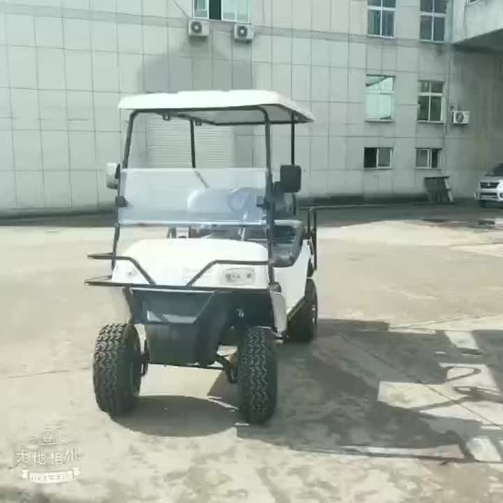 2 + 2 tempat duduk kereta golf merentas desa elektrik putih.mp4