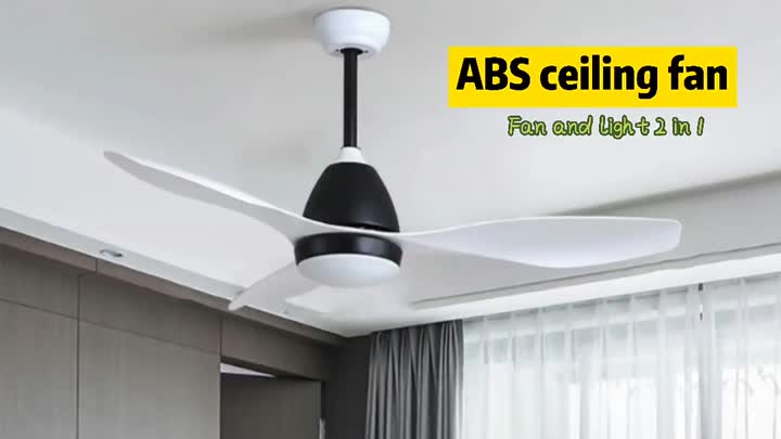 Plastic ceiling fan