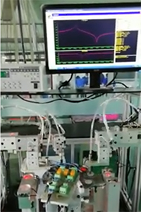 Auto-testing of Piezoelectric discs