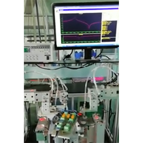 Auto-testing of Piezoelectric discs