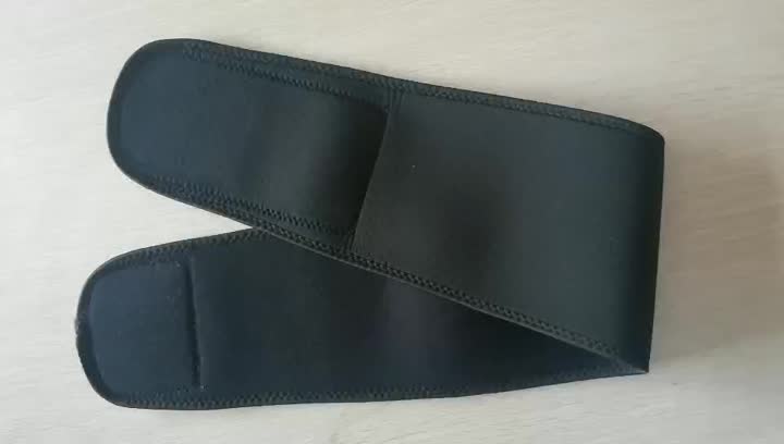Black neoprene belts for waist trimmer belt