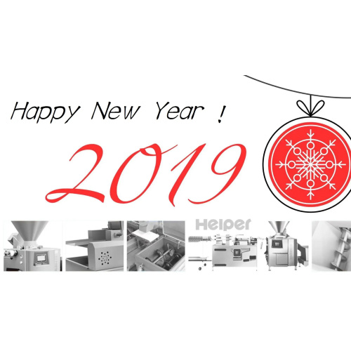 Bonne année 2019! Meilleurs voeux de la machinerie alimentaire auxiliaire!