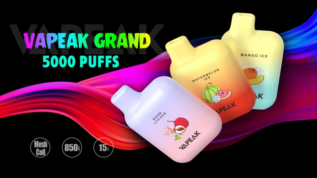 Vapeak Wholesale I Vape Pen 5000 Puff Pod使い捨て蒸気装置