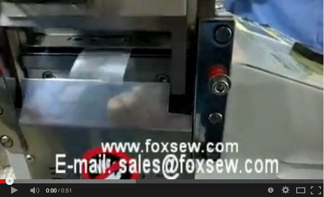 Automatic Tape Cutter for Trademark Label