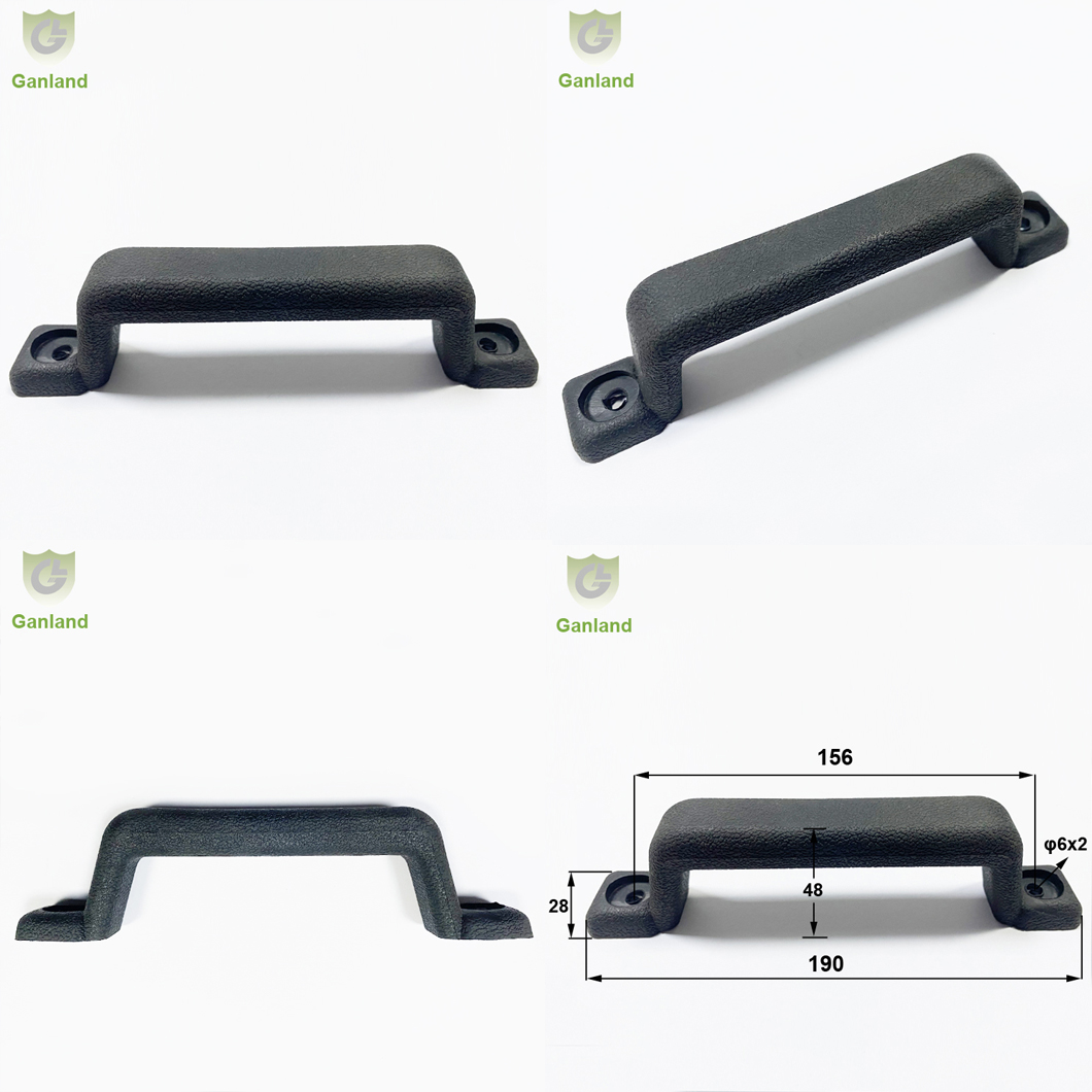 Black Plastic Grab Handles