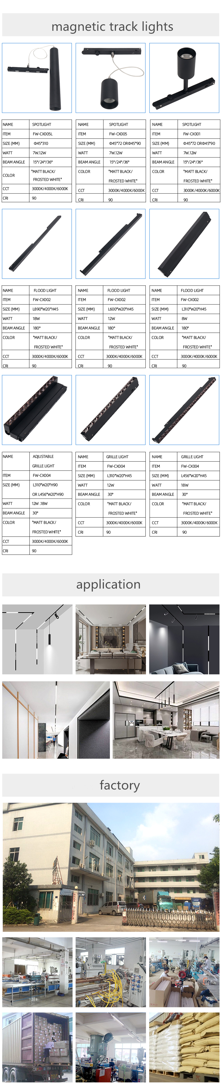 Farwise factory direct sale dali dimming 0-10v dimmable LED rail spot light