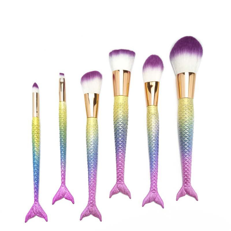 Mermaid makeup brush