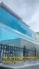 foglio acrilico Finestra di vetro acrilico per piscina