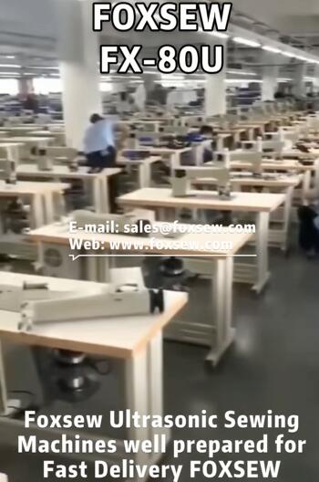 Ultrasonic Sewing Machines before shipment