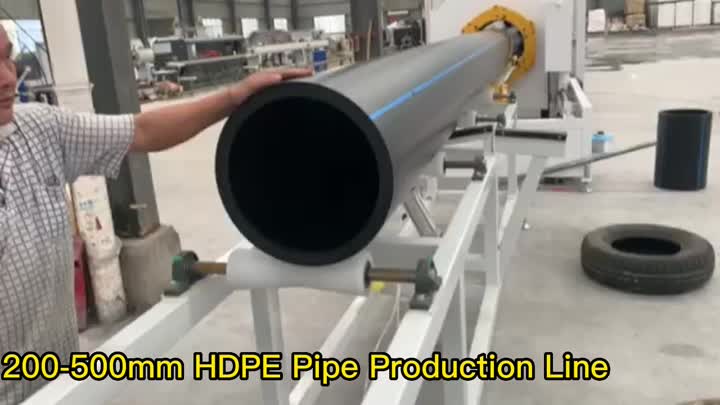 High capacity HDPE sewer pipe extrusion line 