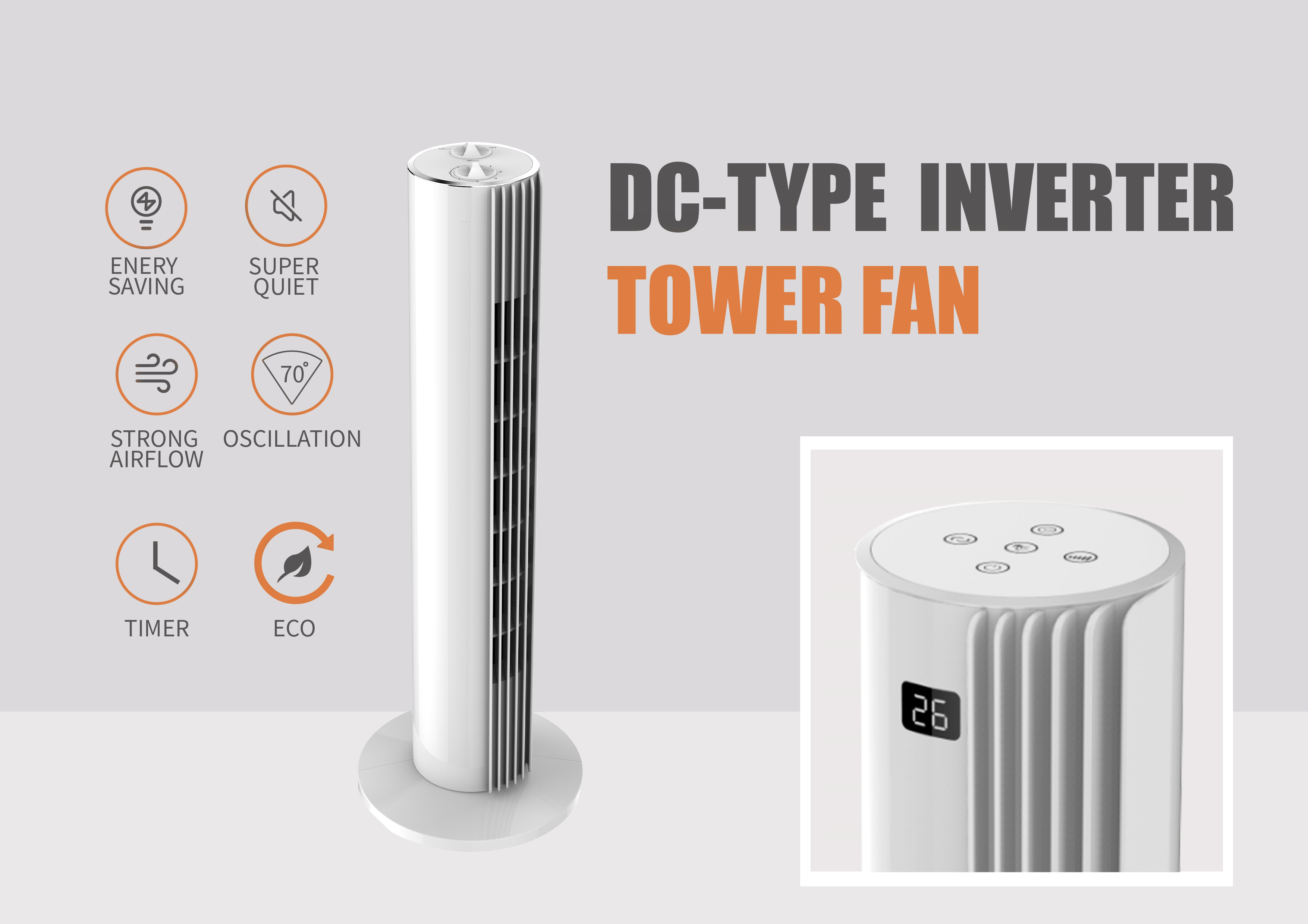  T-Balance Tower & Swan Fan, Air Heater Sterilizer