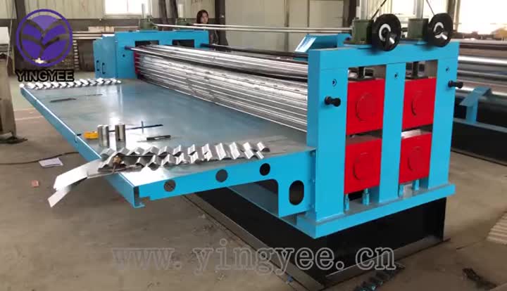 Barrel corrugated sheet machine