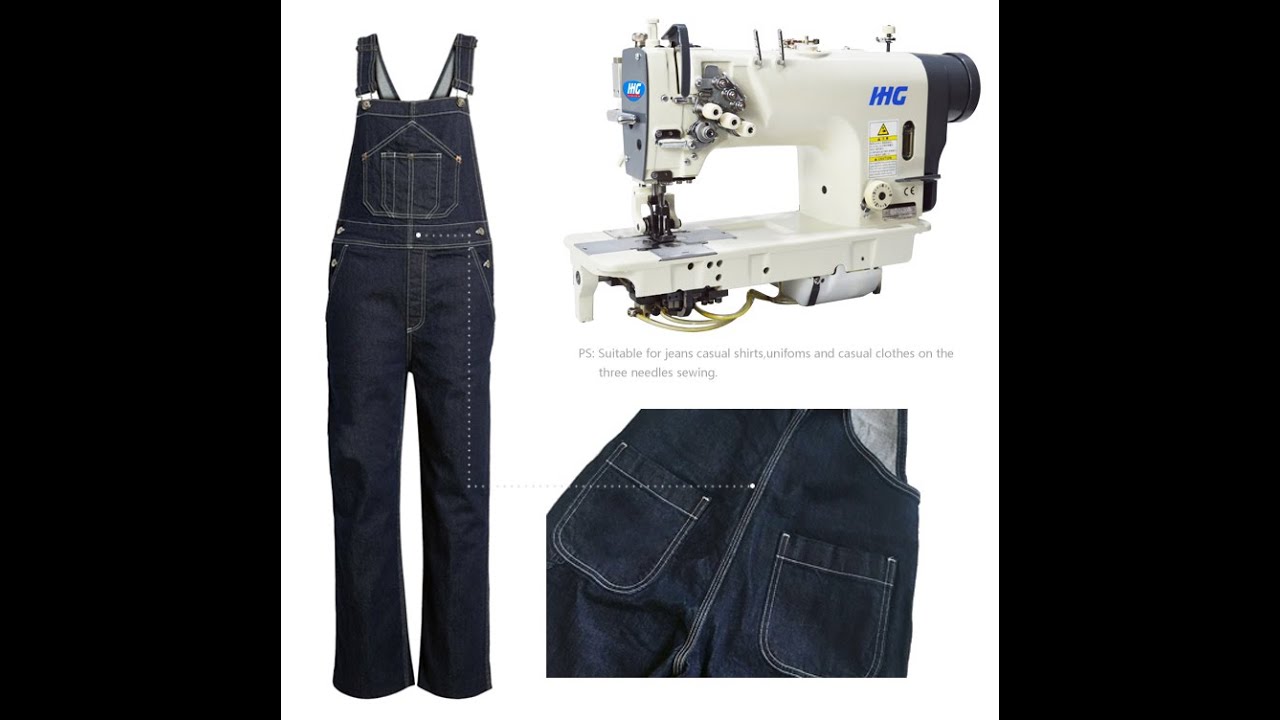 Jeans Industrienähmaschine 3 Nadel mit Abzieher 8430