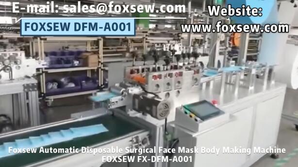 Automatic Disposable Surgical Flat Face Mask Making Machine