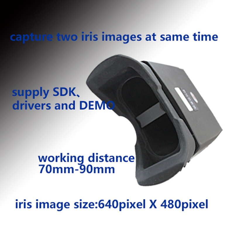 Iris Binocular recognizer can work with iris in both eyes iris scanner supports windows, Linux, Android systems
