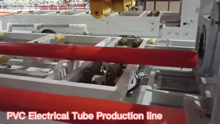 PVC electrical tube machine