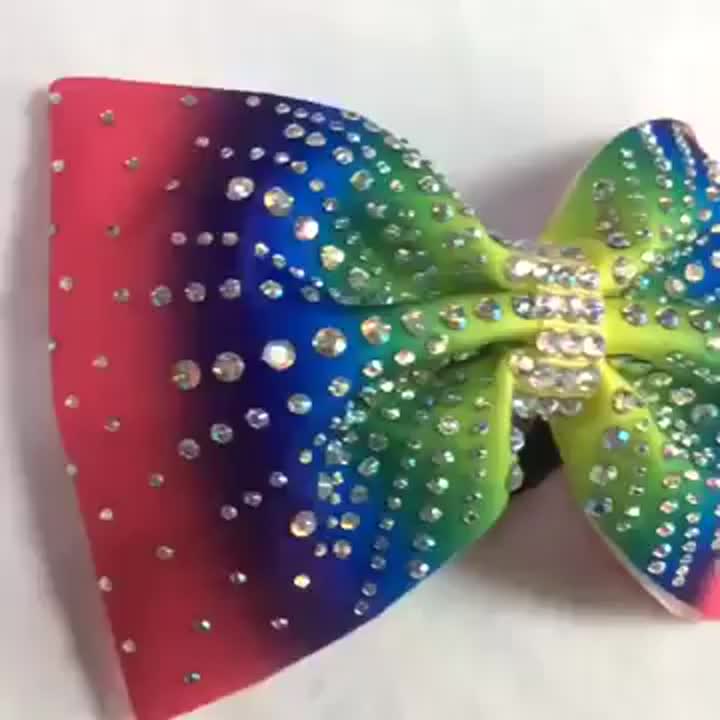 dye sub cheer bows