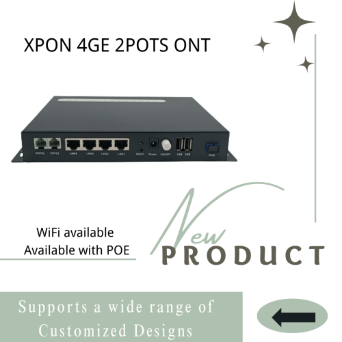 New Iron Case Xpon 4ge Ont (Poe Power Pireate)