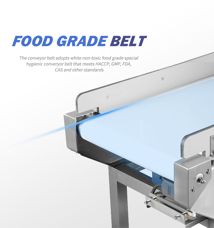 産業用高感度コンベアベルトトンネルミートベーカリースナックフードメタル検出器2