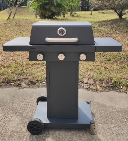 JXG510 High Value 3 Burner Gas Grill Burning Test