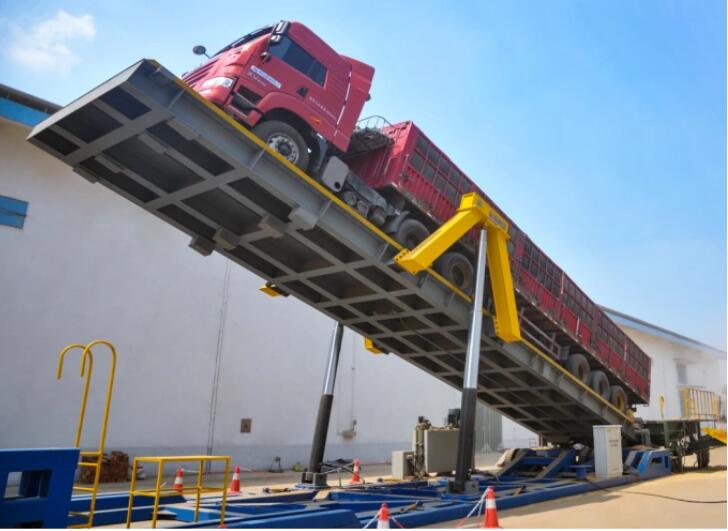 Truck unloader (unloading platform) 