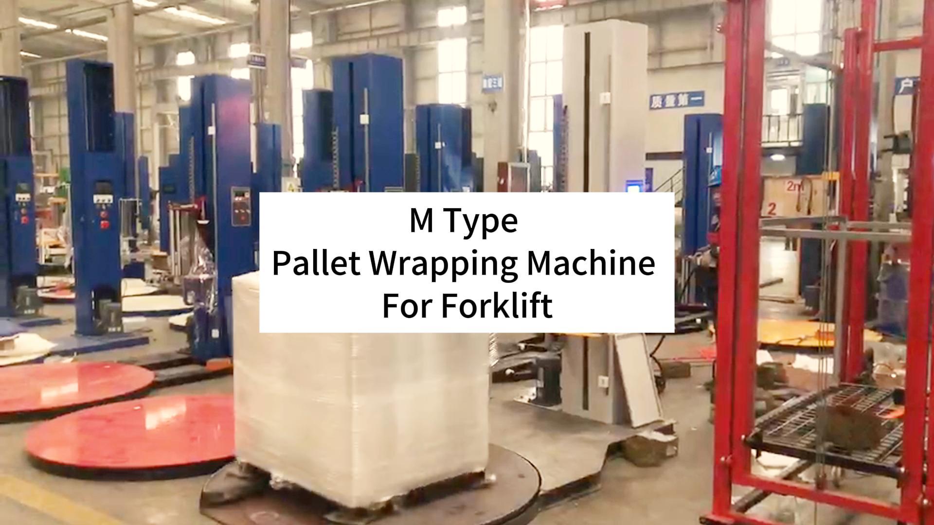 M Tip Palet Sarma Makinesi Forklift için