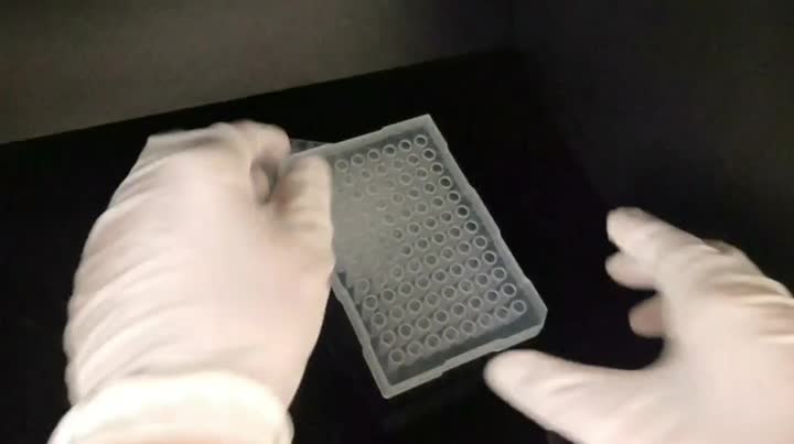 0.2 ml de 96 pocillos PCR Altura de altura de la placa Abi Abi