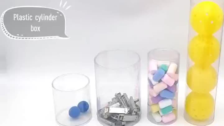 plastic cylinder box