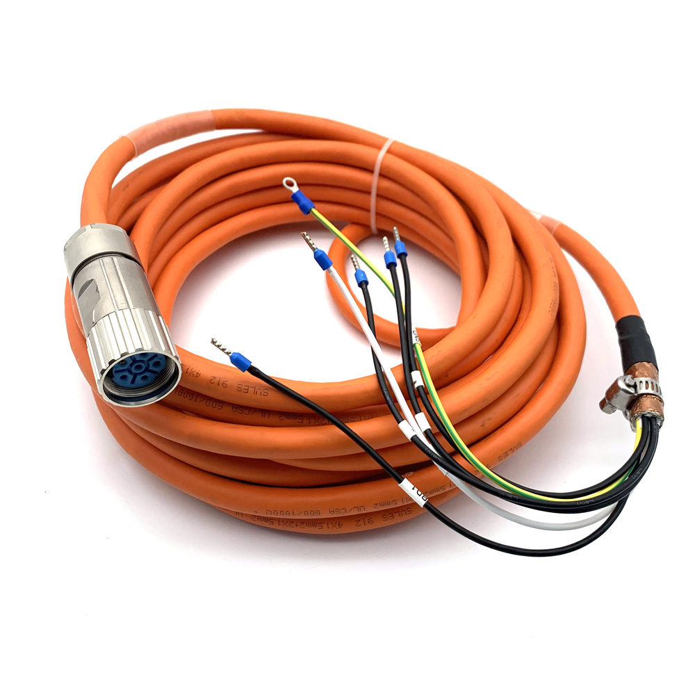 Svlec m23 6pole ip67 cable de aplicación servo