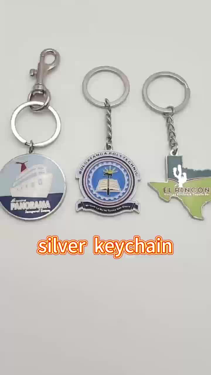 Silver Metal Keychain