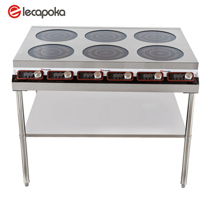 improved ceramic portable standing dc clean induction cook korea 6 six burners coil commercial chinese electric cooking stove