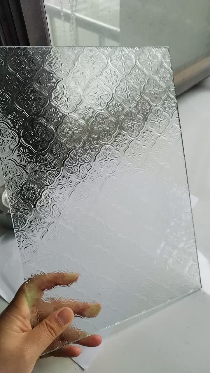 vidrio transparente de flora