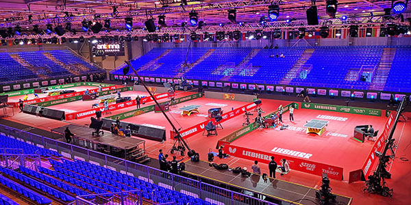Table tennis court flooring for champions