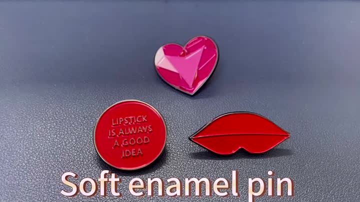 Enamel pin badge