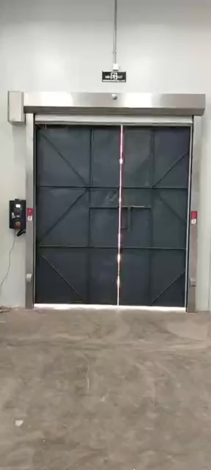 Puerta de obturador de rodillo de alta velocidad de PVC