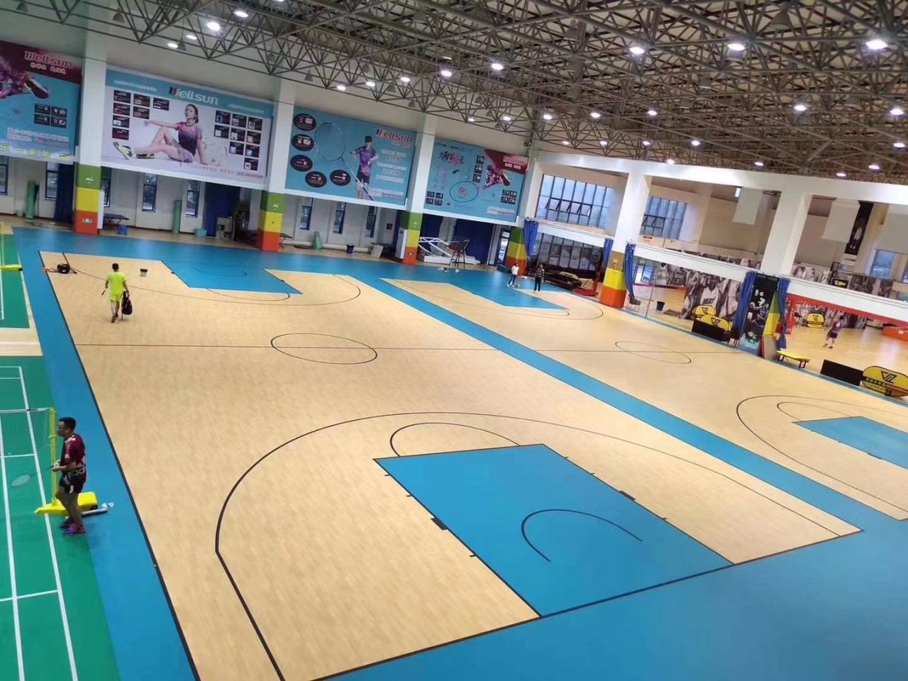 Enlio Maple Wood Floor is approved by FIBA