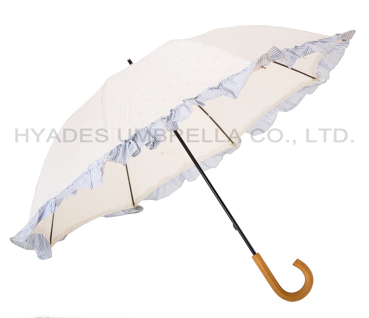 Ruffle Straight Umbrella