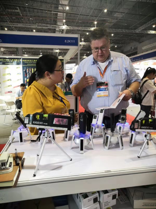 laser measurer exhibition