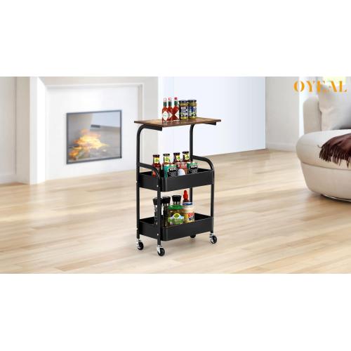 Large Capacity Kitchen Storage Cart